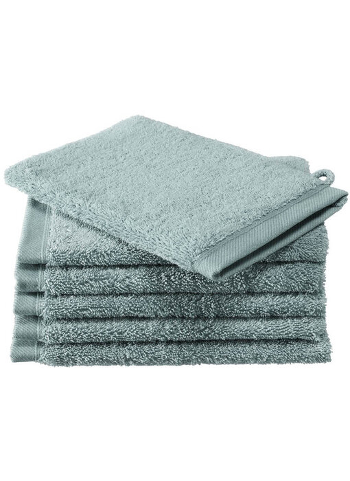 De Witte Lietaer Gants de toilette Contessa Oxyde, lot de 6, 16 x 21 cm, coton