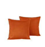 De Witte Lietaer Olivia Rooibos Pillowcase - 60 x 70 cm - Orange - Cotton Satin