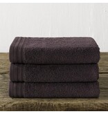 De Witte Lietaer Imagine Anthrazitfarbenes Handtuch – 50 x 100 cm – 3er-Set – Schwarz – Baumwolle