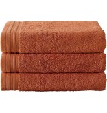 De Witte Lietaer Handdoek Imagine Dusty Orange - 50 x 100 cm - 3 stuks - Oranje - Katoen
