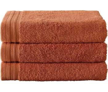 De Witte Lietaer Lot de 2 serviettes de douche Imagine Dusty Orange (70 x 140 cm) en coton