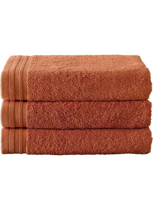De Witte Lietaer Lot de 2 serviettes de douche Imagine Dusty Orange (70 x 140 cm) en coton
