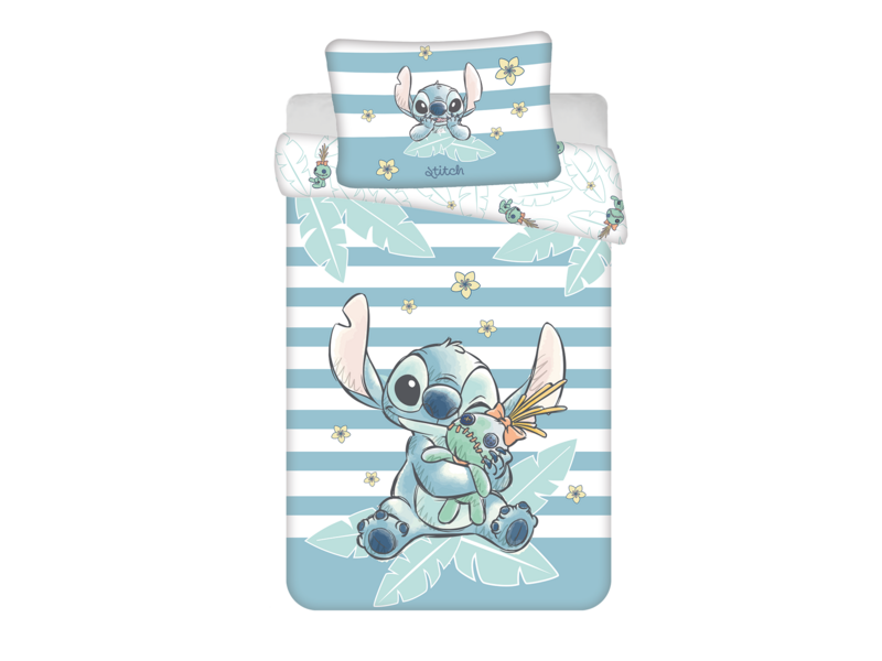 Disney Lilo & Stitch BABY / Peuter dekbedovertrek Scrump - 135 x 100 + 40 x 60 cm - Katoen
