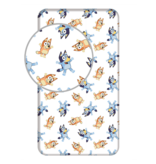 Bluey Hoeslaken Happy - 90 x 200 cm - Katoen