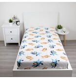 Bluey Fitted sheet Happy - 90 x 200 cm - Cotton