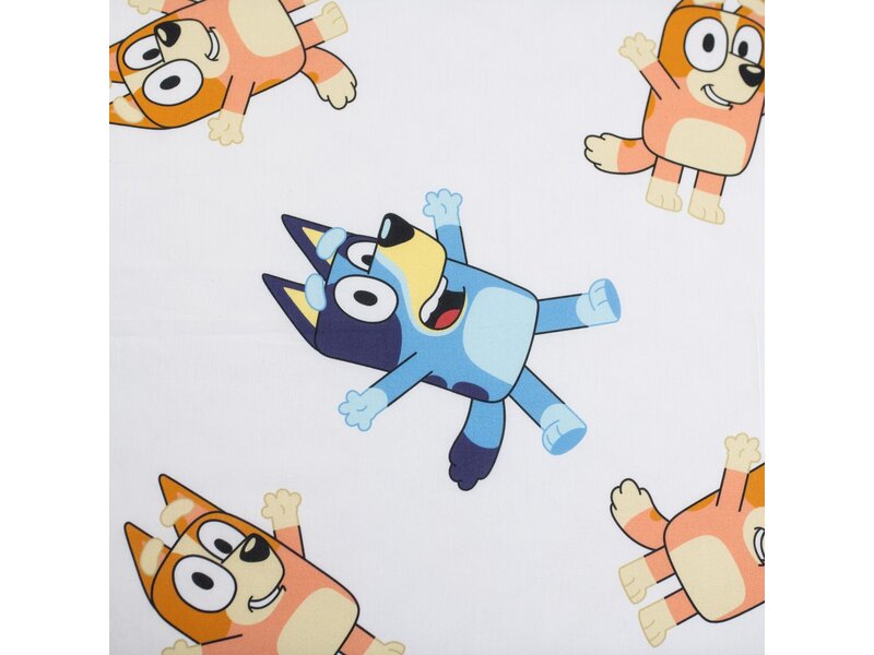 Bluey Spannbettlaken Happy – 90 x 200 cm – Baumwolle