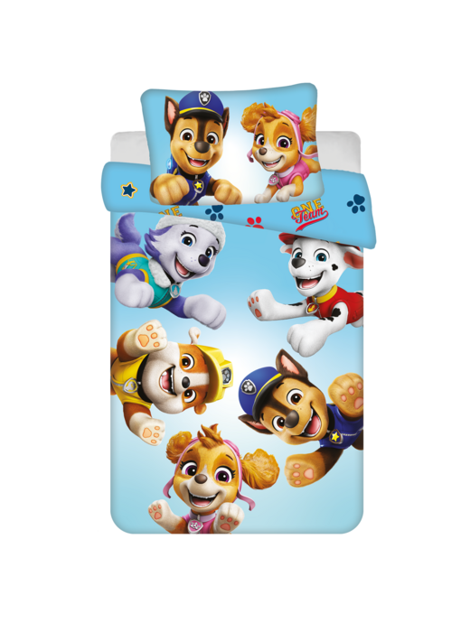 PAW Patrol BABY / Peuter dekbedovertrek 135 x 100 + 40 x 60 cm Katoen