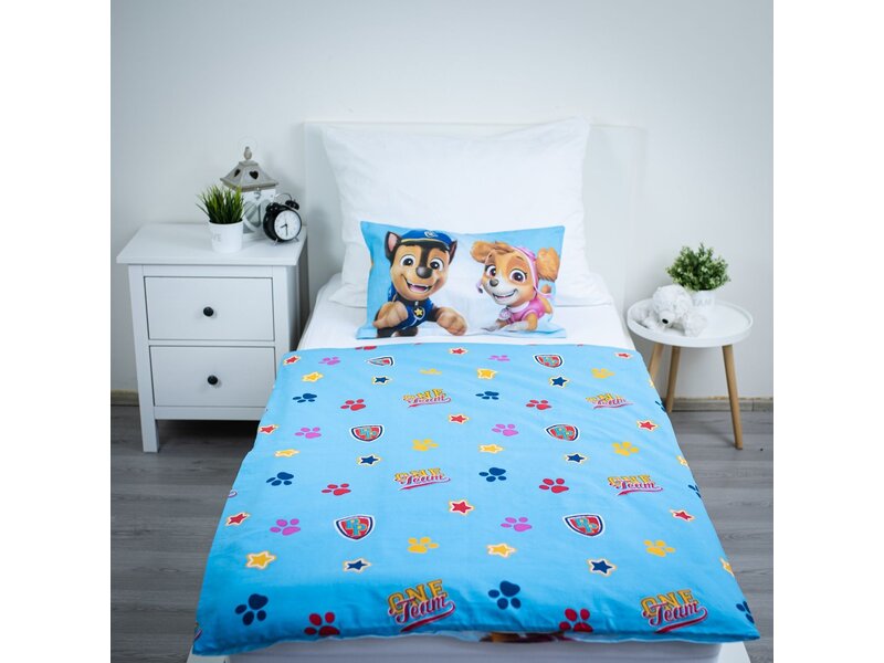 PAW Patrol Baby-/Kleinkind-Bettbezug – 135 x 100 + 40 x 60 cm – Baumwolle