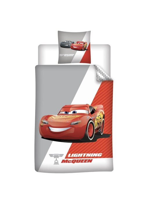 Disney Cars Dekbedovertrek Lightning McQueen 140 x 200 + 65 x 65 cm Polycotton