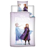 Disney Frozen Bettbezug – Einzelbett – 140 x 200 cm – 65 x 65 cm – Baumwollmischgewebe