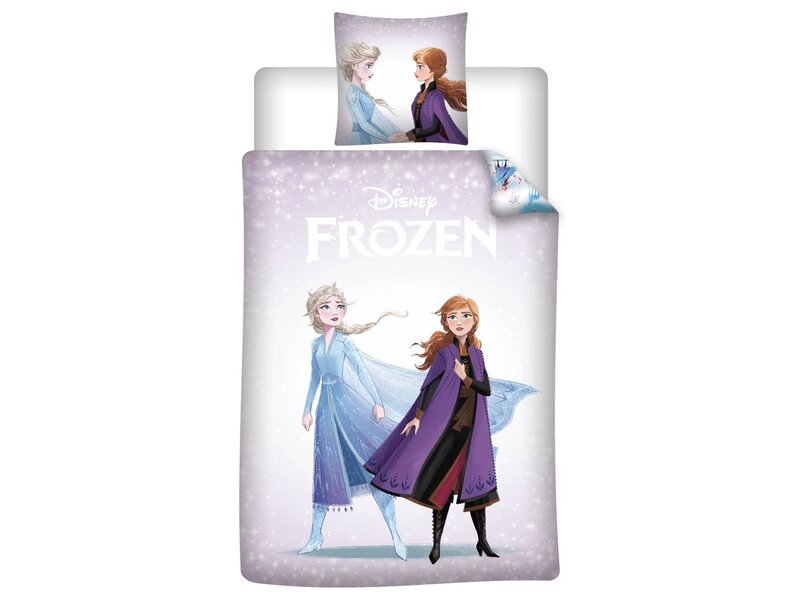 Disney Frozen Duvet Cover - Single - 140 x 200 cm - 65 x 65 cm - Polycotton