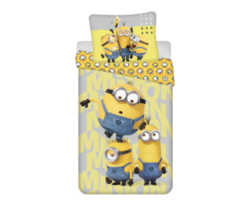 Minions Duvet Cover All for One 140 x 200 + 70 x 90 cm Cotton