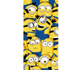 Minions Crowded Beach Towel 70 x 140 cm Cotton