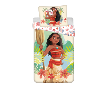 Disney Vaiana Housse de couette Pua 140 x 200 cm / 70 x 90 cm en coton