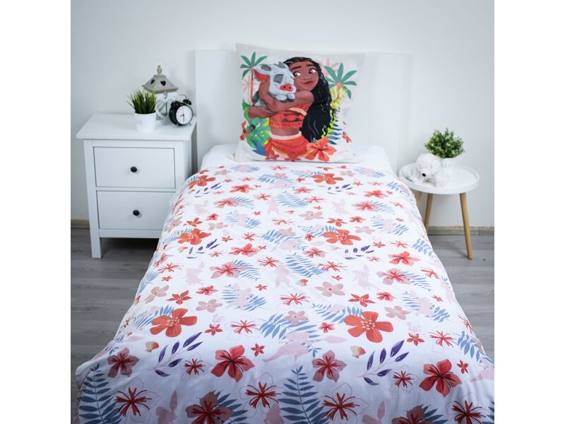 Disney Vaiana Housse de couette Pua - 140 x 200 cm / 70 x 90 cm - Coton