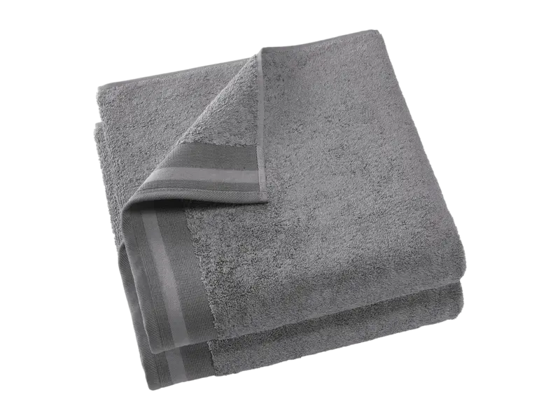 De Witte Lietaer Keuken handdoek Contessa Steel Grey - Set 2 stuks - 60 x 60 cm - Grijs - Katoen