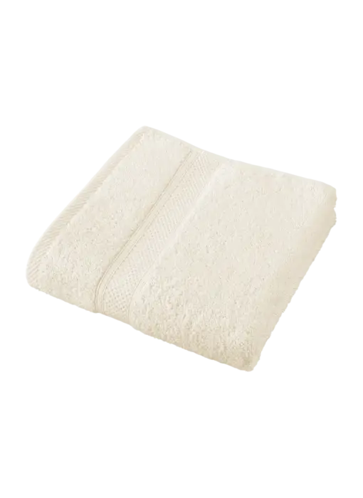 De Witte Lietaer Lot de 2 serviettes Stephanie couleur crème, 50 x 100 cm, en coton