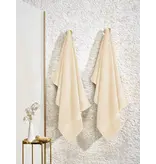 De Witte Lietaer Serviette de douche Stéphanie - Lot de 2 - 70 x 140 cm - Crème - Coton
