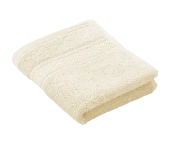 De Witte Lietaer Stephanie Cream Gästehandtuch-Set, 2er-Set, 30 x 50 cm, Baumwolle