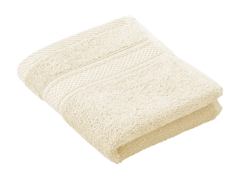 De Witte Lietaer Stephanie Cream guest towel - 30 x 50 cm - 2 pieces - Cream - Cotton