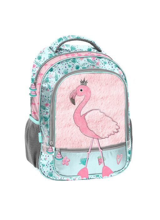 PASO Flamingo-Rucksack, 38 x 28 x 15 cm, Polyester