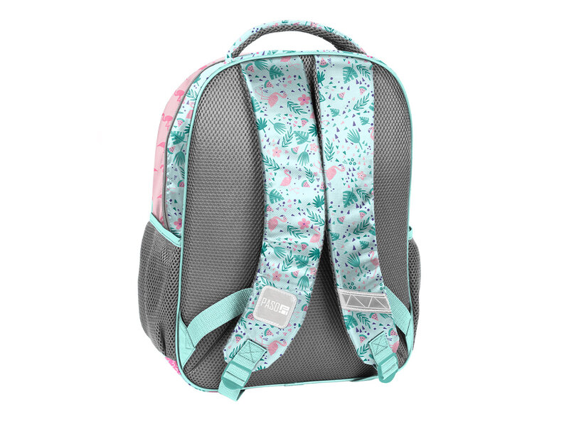 PASO Flamingo-Rucksack – 38 x 28 x 15 cm – Polyester