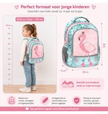 PASO Flamingo-Rucksack – 38 x 28 x 15 cm – Polyester