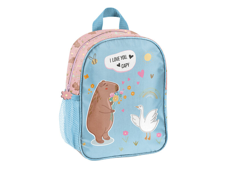 PASO Kleinkinderrucksack Capybara – 28 x 22 x 10 cm – Polyester