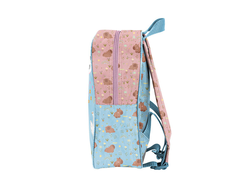 PASO Peuterrugzak Capibara - 28 x 22 x 10 cm - Polyester