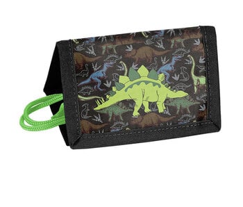 PASO Dino-Geldbörse 12 x 8,5 cm Polyester