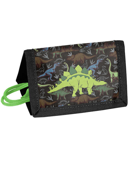 PASO Dino-Geldbörse 12 x 8,5 cm Polyester