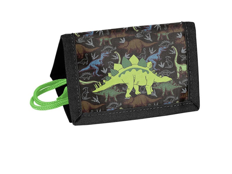 PASO Portefeuille - Dino - 12 x 8,5 cm - Polyester