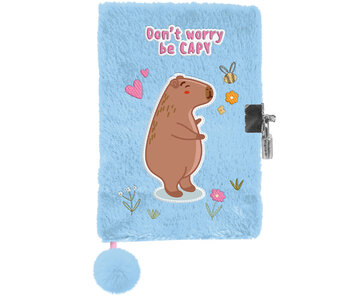 PASO Capybara-Tagebuch 15 x 21 x 3 cm A5 mit Verschluss