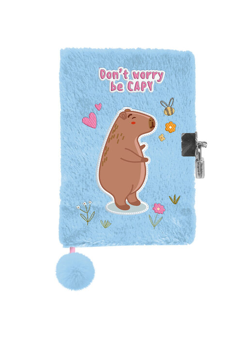 PASO Capybara Diary 15 x 21 x 3 cm A5 with clasp