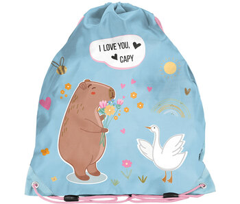 PASO Gym bag / Swim bag Capybara 45 x 34 cm Polyester
