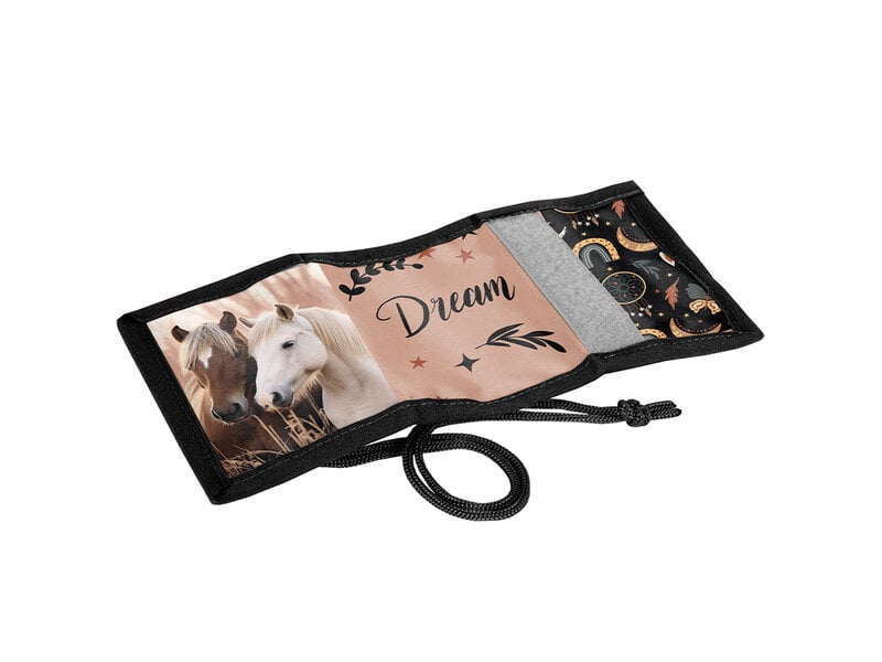 PASO Portemonnee - Paard - 12 x 8.5 cm - Polyester