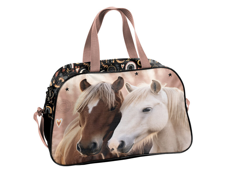 PASO Shoulder Bag - Horses - 40 x 25 x 15 cm - Polyester