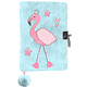 Flamingo Diary 15 x 21 x 3 cm A5 with lock
