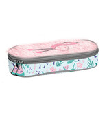 PASO Etui - Flamingo - 23 x 10 x 5 cm - Polyester