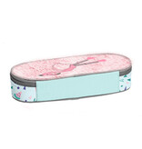 PASO Etui - Flamingo - 23 x 10 x 5 cm - Polyester