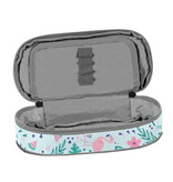 PASO Trousse à crayons - Flamant rose - 23 x 10 x 5 cm - Polyester
