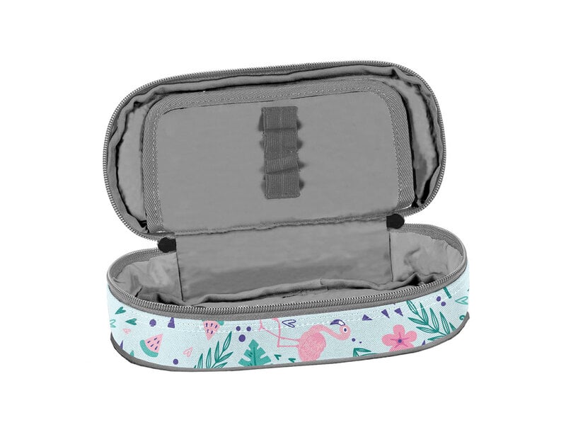 PASO Federmäppchen – Flamingo – 23 x 10 x 5 cm – Polyester