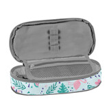 PASO Trousse à crayons - Flamant rose - 23 x 10 x 5 cm - Polyester