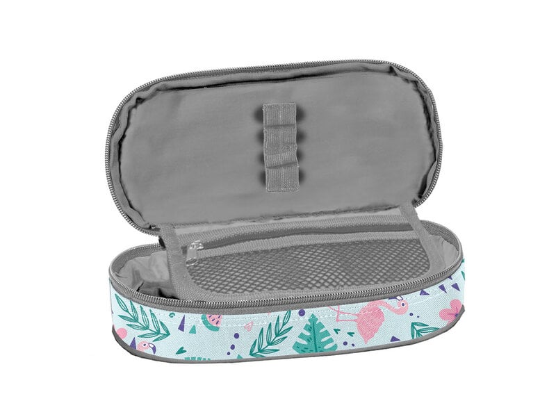PASO Federmäppchen – Flamingo – 23 x 10 x 5 cm – Polyester