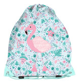 PASO Gymtas - Zwemtas - Flamingo - 45 x 34 cm - Polyester