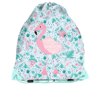 PASO Sac de sport / Sac de natation Flamant rose 45 x 34 cm Polyester