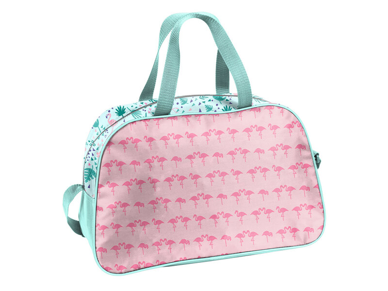 PASO Schoudertas - Flamingo - 40 x 25 x 15 cm - Polyester