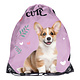 Gymtas / Zwemtas Corgi 45 x 34 cm Polyester