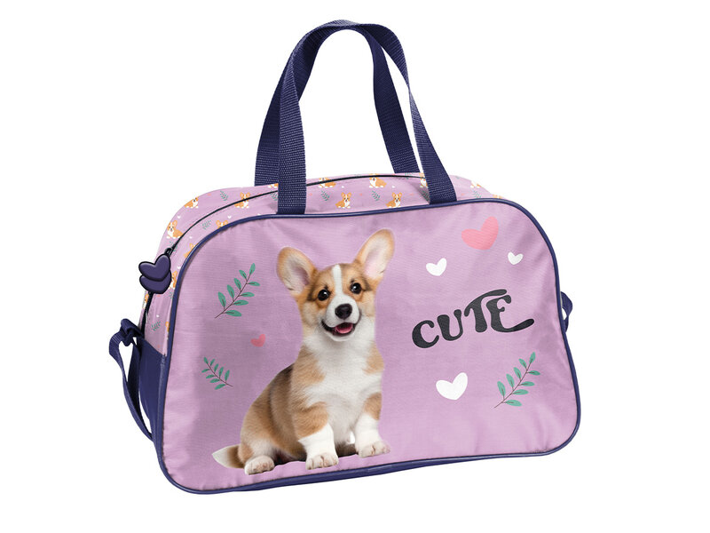 PASO Schultertasche – Corgi – 40 x 25 x 15 cm – Polyester