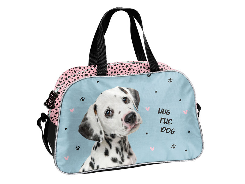 PASO Sac bandoulière - Chiot dalmatien - 40 x 25 x 15 cm - Polyester